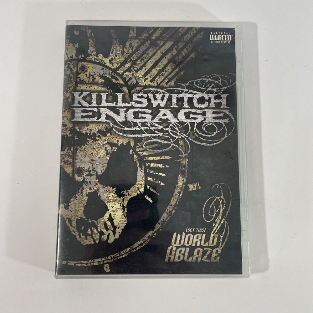 Killswitch Engage - {Set This} World Ablaze (DVD) Music Concert Good Condition!!